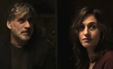 Michael Feldmann (Lior Ashkenazi) with his wife Dafna (Sarah Adler)